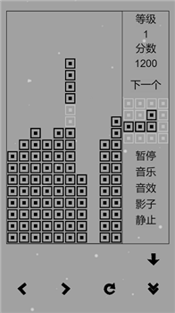 经典俄罗斯方块黑白版无广告版