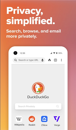 duckduckgo浏览器app